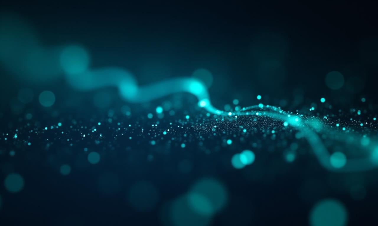 Abstract supply chain data visualization